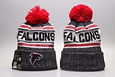 Falcons Team Logo Dark Gray Fashion Knit Hat,baseball caps,new era cap wholesale,wholesale hats